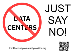 yard sign no data centers